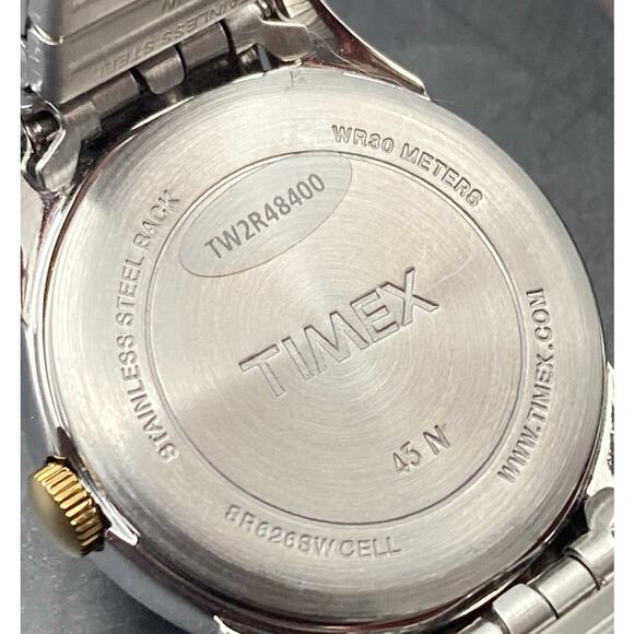 Timex TW2R48400 Womens Watch 28mm - New Battery - MOP - Face Expansion Band WR30 - Picture 4 of 7